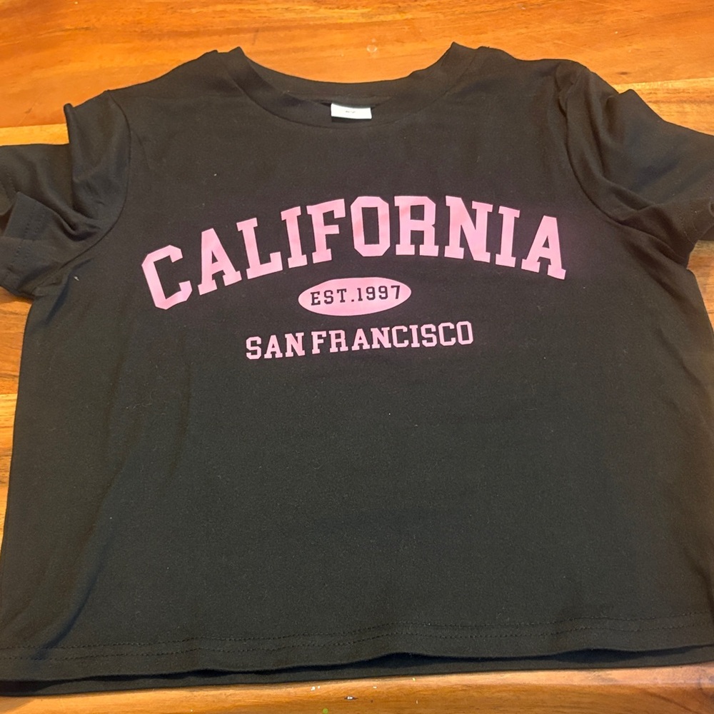 Amazon Black and Pink California Tee